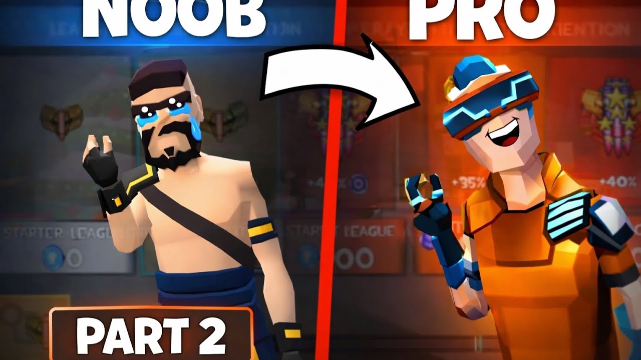 Noob to Pro &ndash; Part 2 | Things Got Intense Fast 😱 | Rocket Royale.
