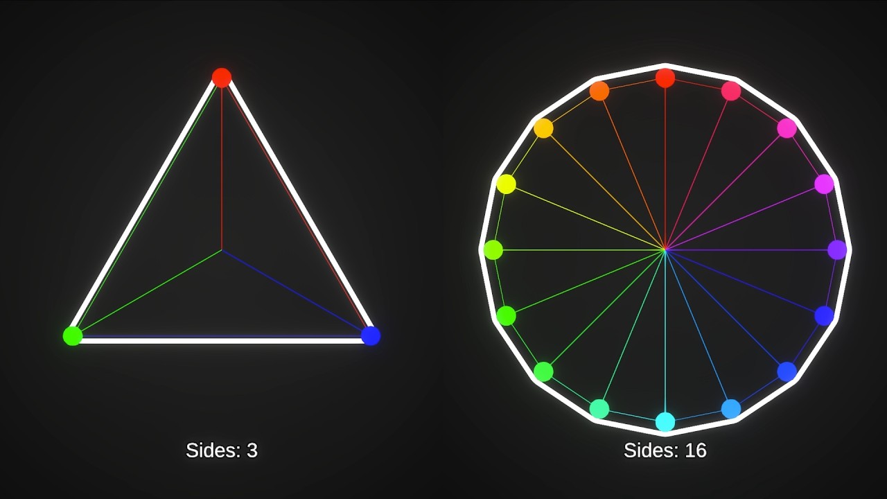 Satisfying Balls Polyrhythms in Growing Polygon | ADHD Focus aid