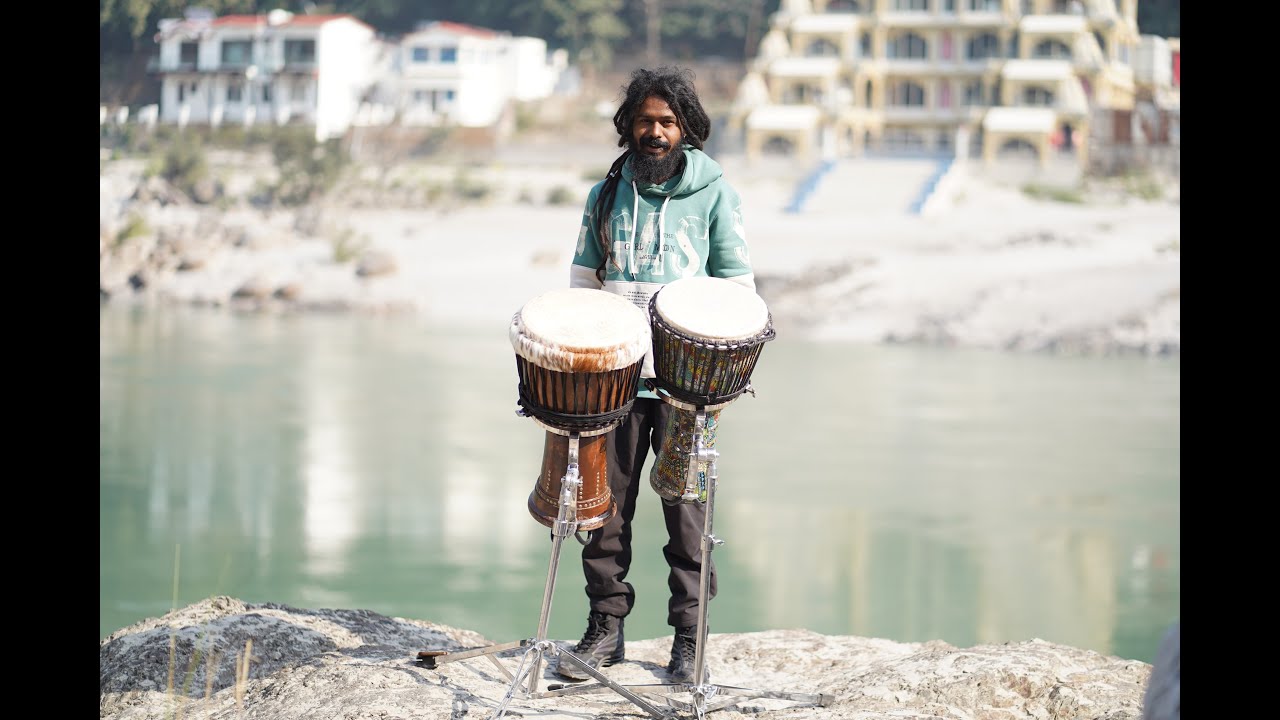 Psytrance with Djembe Cover Set| Hrishikesh | India | Psytrance | #music | #psytrance | #djembe |