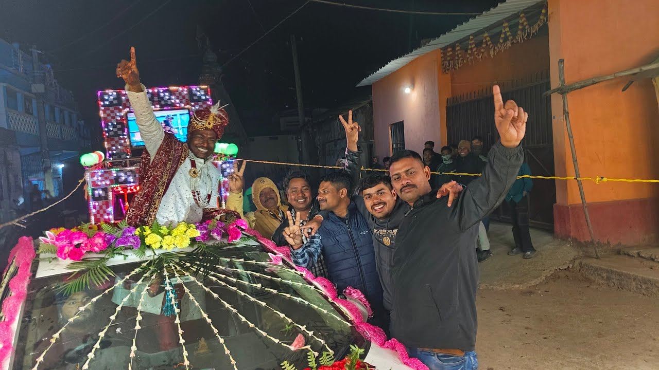 Barati Dance Video || Ajit  Bhai Marriage Barati Procession 🥰