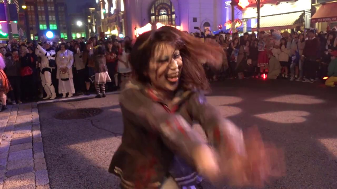 2018.11.04 日本環球影城萬聖節 殭屍妹表演  USJ Zombie Halloween Cute Zone Zombie Show ユニバーサル・スタジオ・ジャパン ハロウィン ゾンビ