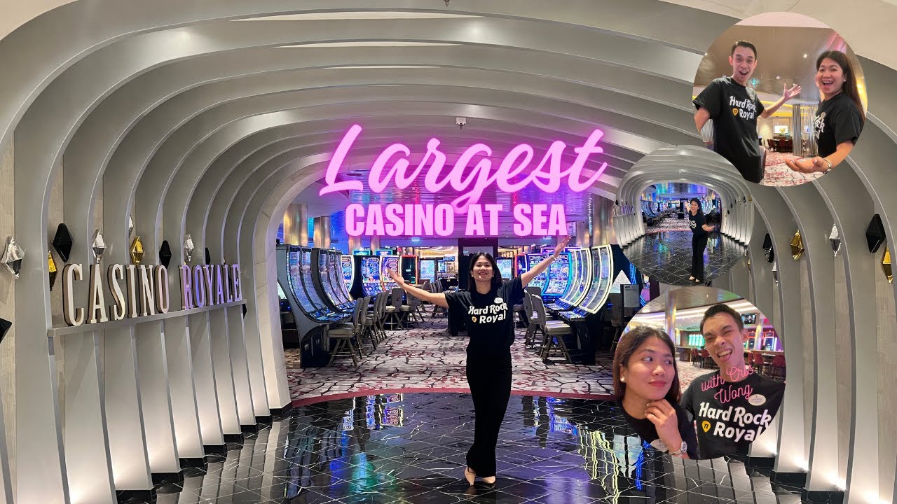 CASINO TOUR ONBOARD THE BIGGEST CRUISE SHIP IN THE WORLD  | CONNIE BOOTS
