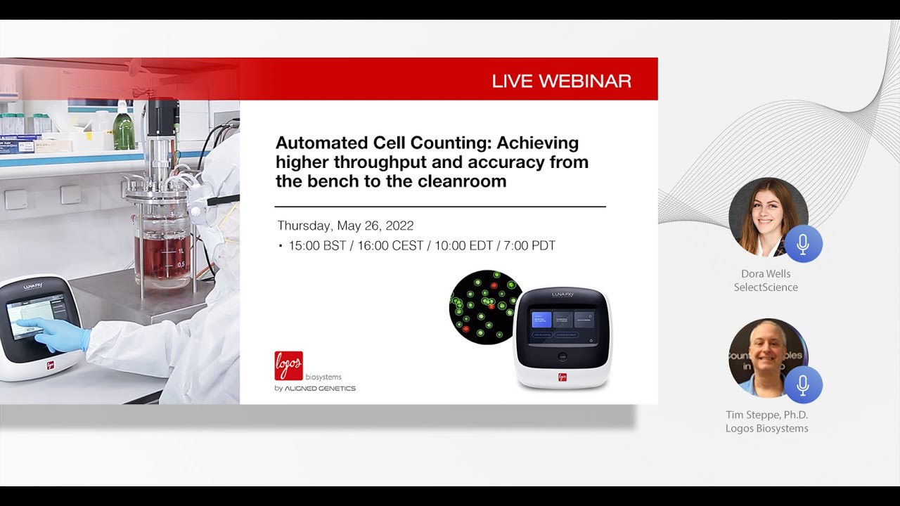 Automated Cell Counting: Achieving Higher Throughput and Accuracy from the Bench to the Cleanroom