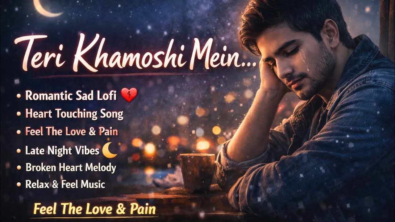 Teri Khamoshi Mein ❤️‍🩹 | Romantic Sad Lofi Song 2026 | Relaxing Love Song | Heart Touching Breakup 