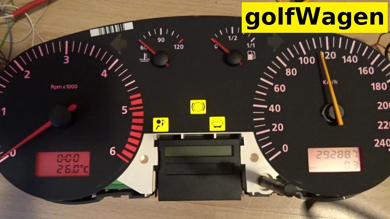 VW  Instrument Cluster Needles replacement two ways