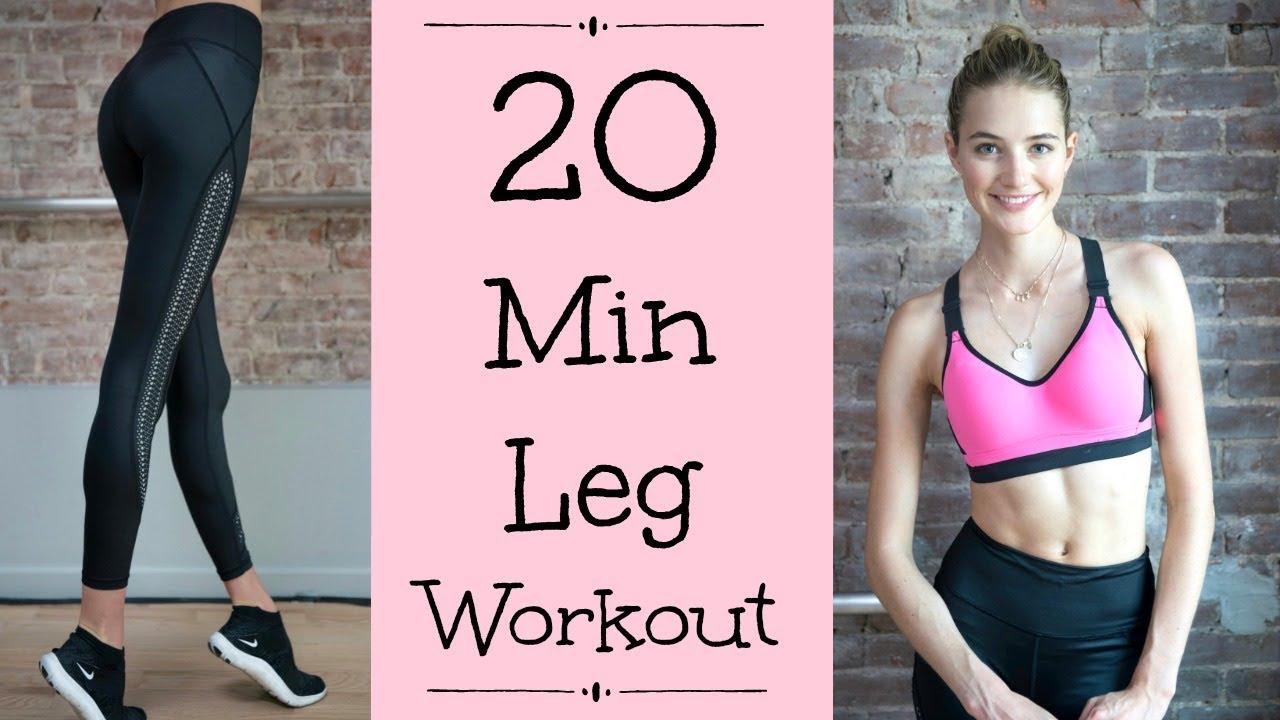 20 Minute Lower Body Model Workout | Butt, Thighs, & Legs | Sanne Vloet