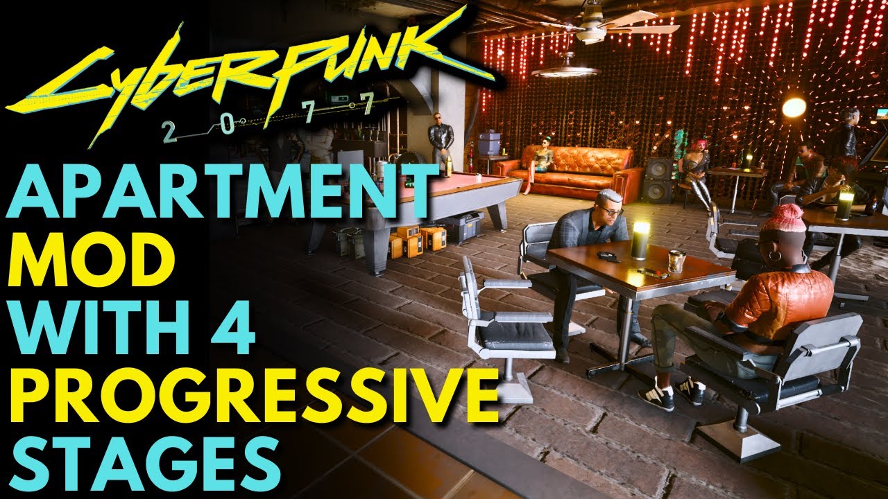 Cyberpunk 2077 - This Mod Completely Revamps V’s Dogtown Apartment With 4 Progressive Stages!