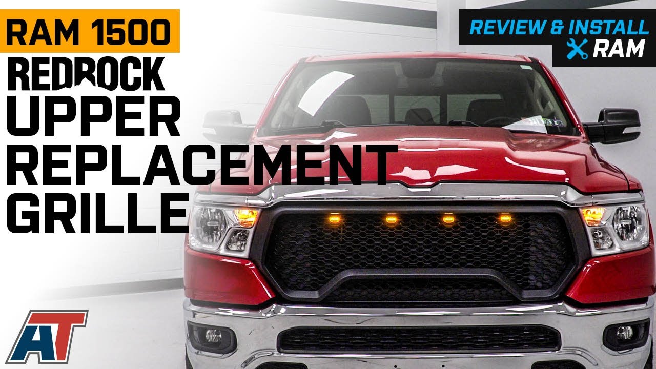 2019-2023 RAM 1500 RedRock Rebel Style Upper Replacement Grille Review & Install