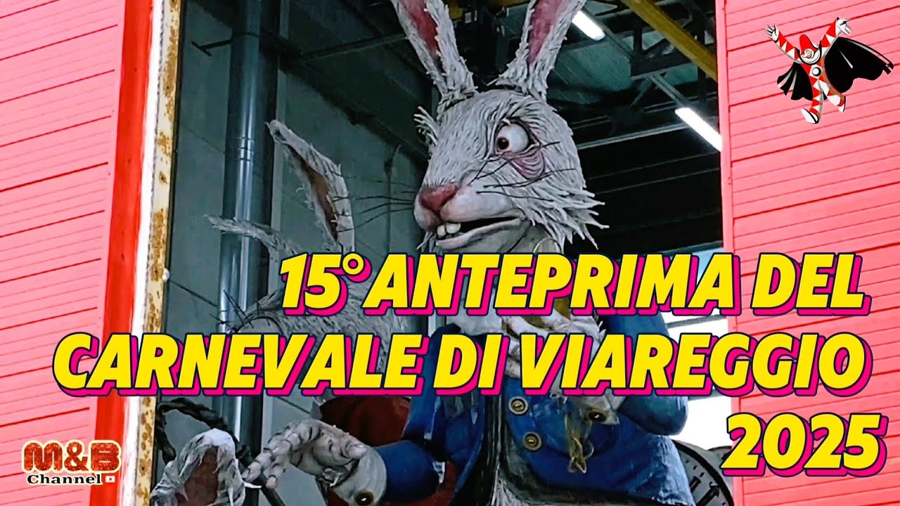 Carnevale di Viareggio 2025...15°Anteprima dei lavori x il Carnevale di Viareggio 2025