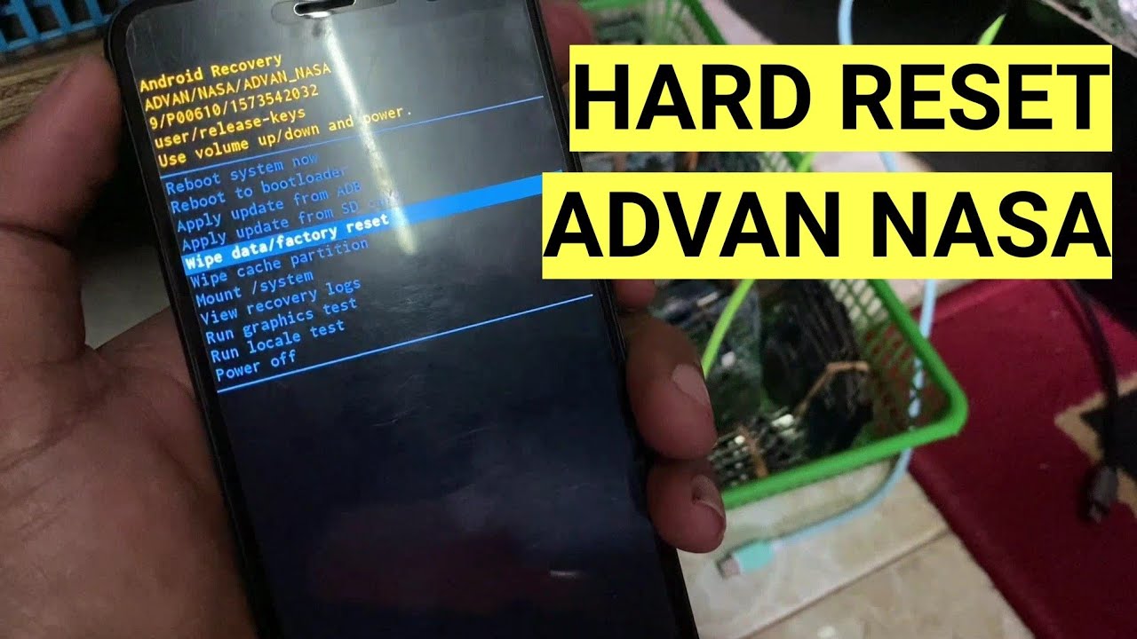 Hapus Pola Advan Vandroid Nasa 5202, Hard reset via recovery mode
