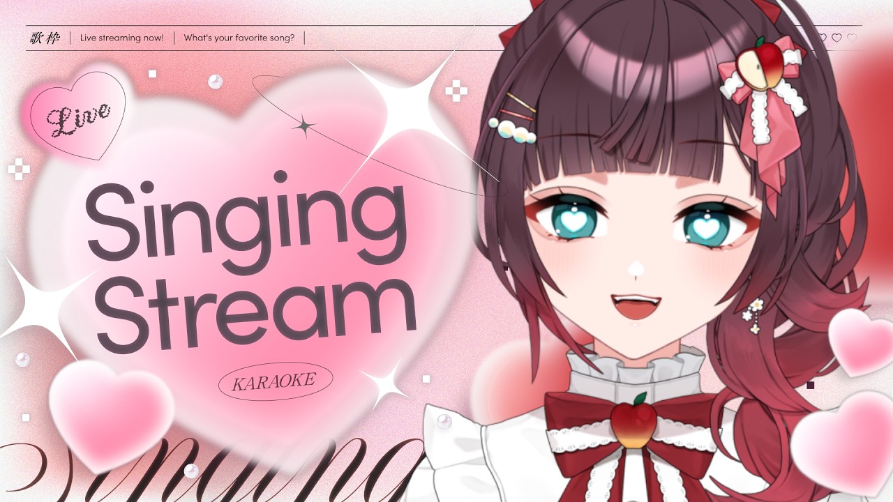 【歌枠 / KARAOKE】チケ発開始したっ！！雑談とお歌🍎♪ #緋那ちび 【#vsinger  #vtuber 】