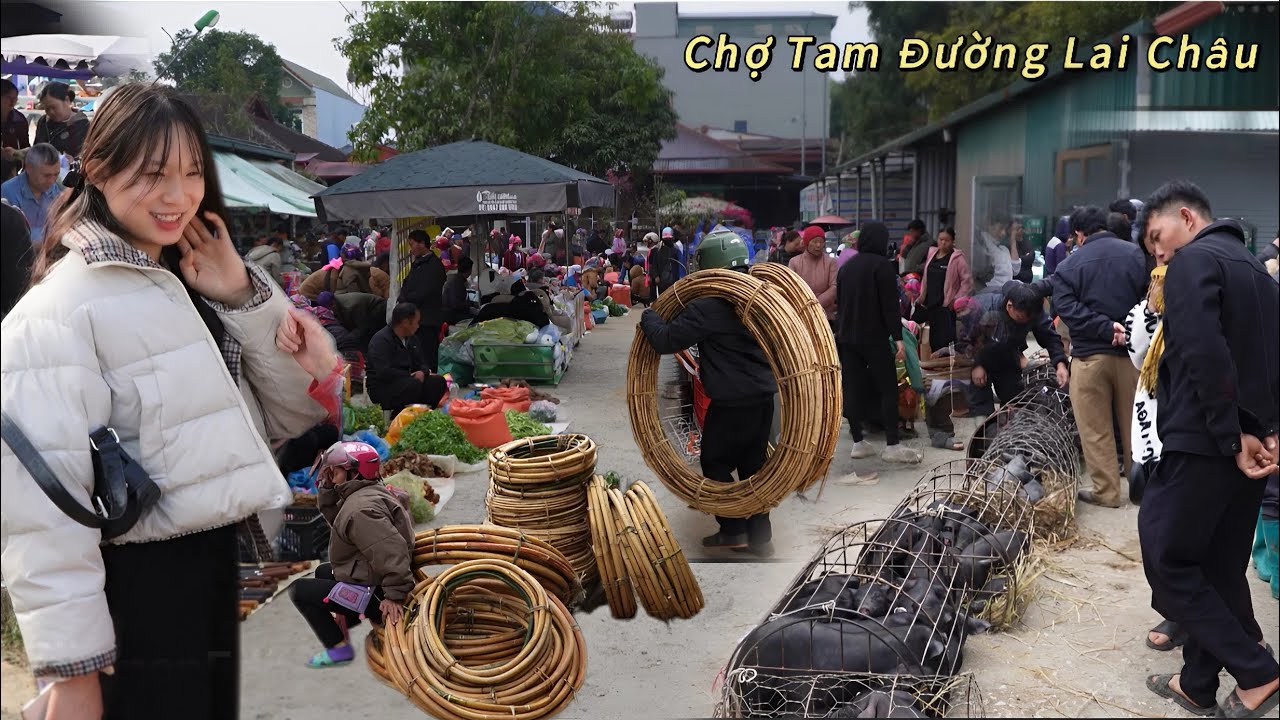 NHỘN NHỊP CHỢ PHIÊN TAM ĐƯỜNG LAI CHÂU / Cuối Năm Bán Nhiều Đồ Độc Lạ |Quốc Kỳ Tv