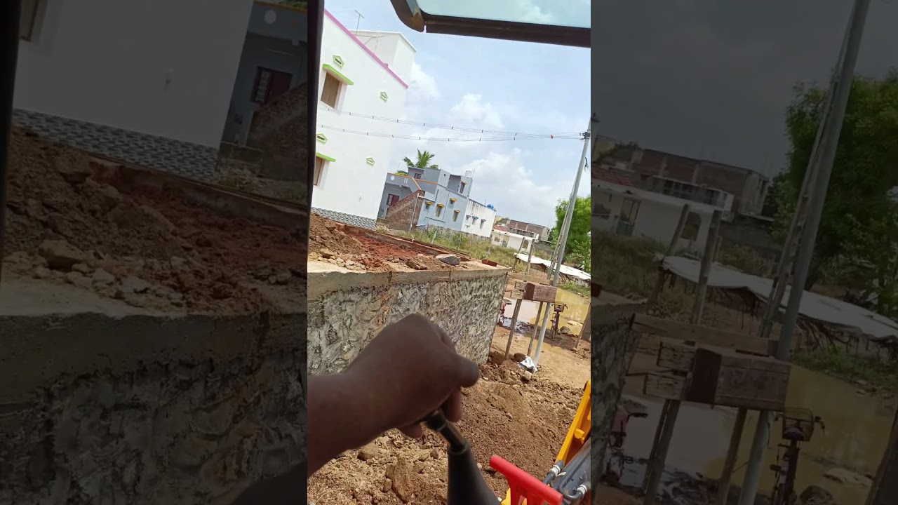 mud filling basement/senthur murugan #automobile #jcb #excavator #farming #construction #bulldozer