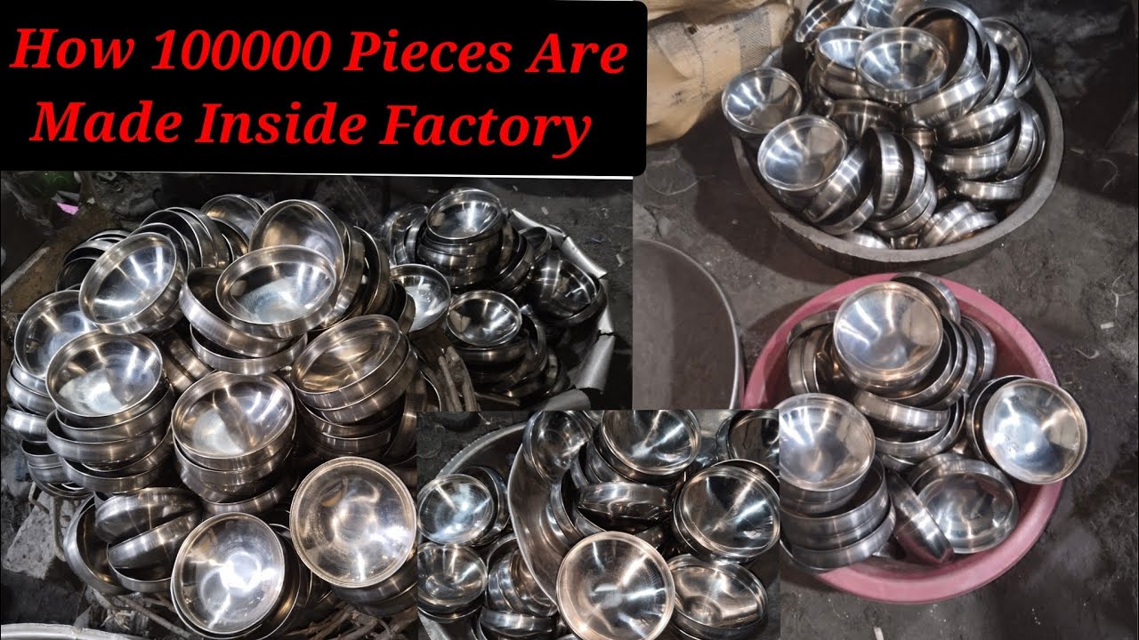 How Stainless Steel Bowls Are Made | Step-by-Step Manufacturing & Polishing Process