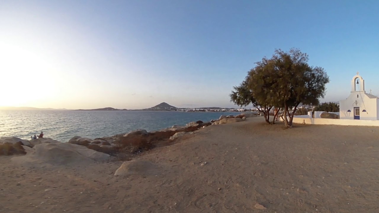 Agia Anna, Naxos Greece 360 degree panoramic video