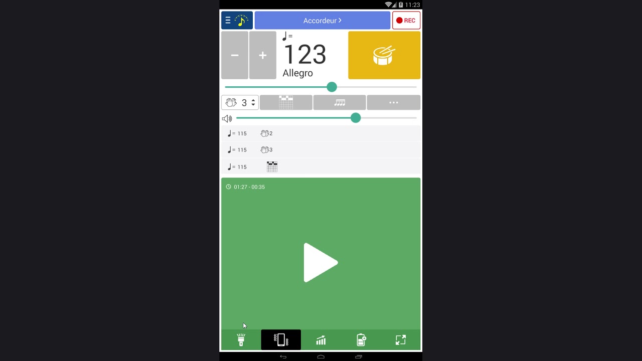 Soundcorset - Présentation de l'application Android