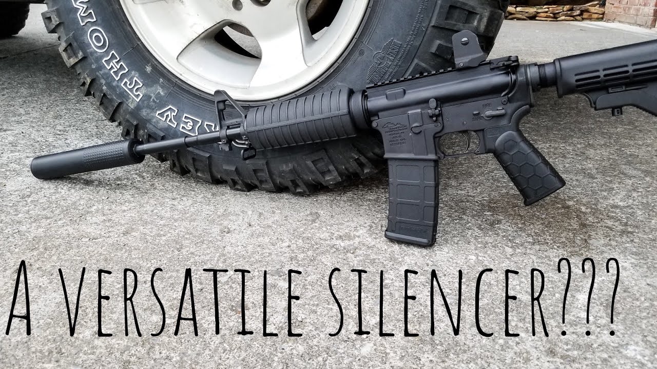 A .30 cal Silencer on a .223 Rifle?!?!?!