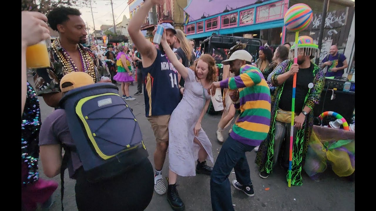 2023 Mardi Gras Day New Orleans - Partying Hard and Wild on Frenchmen Street - Part 3