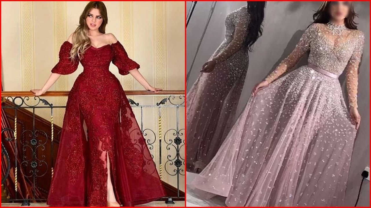 👗👗  فساتين سهرة طويلة بموديلات عصرية