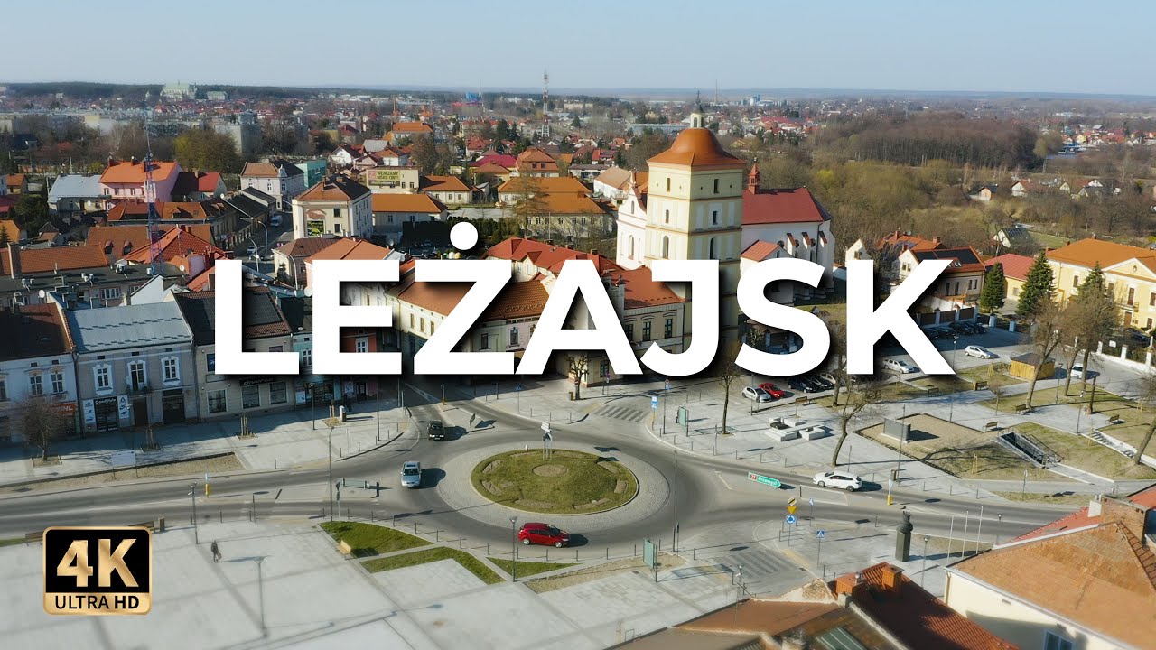 Leżajsk z drona | 2022 | Leżajsk z lotu ptaka | LECE W MIASTO™ [4k]