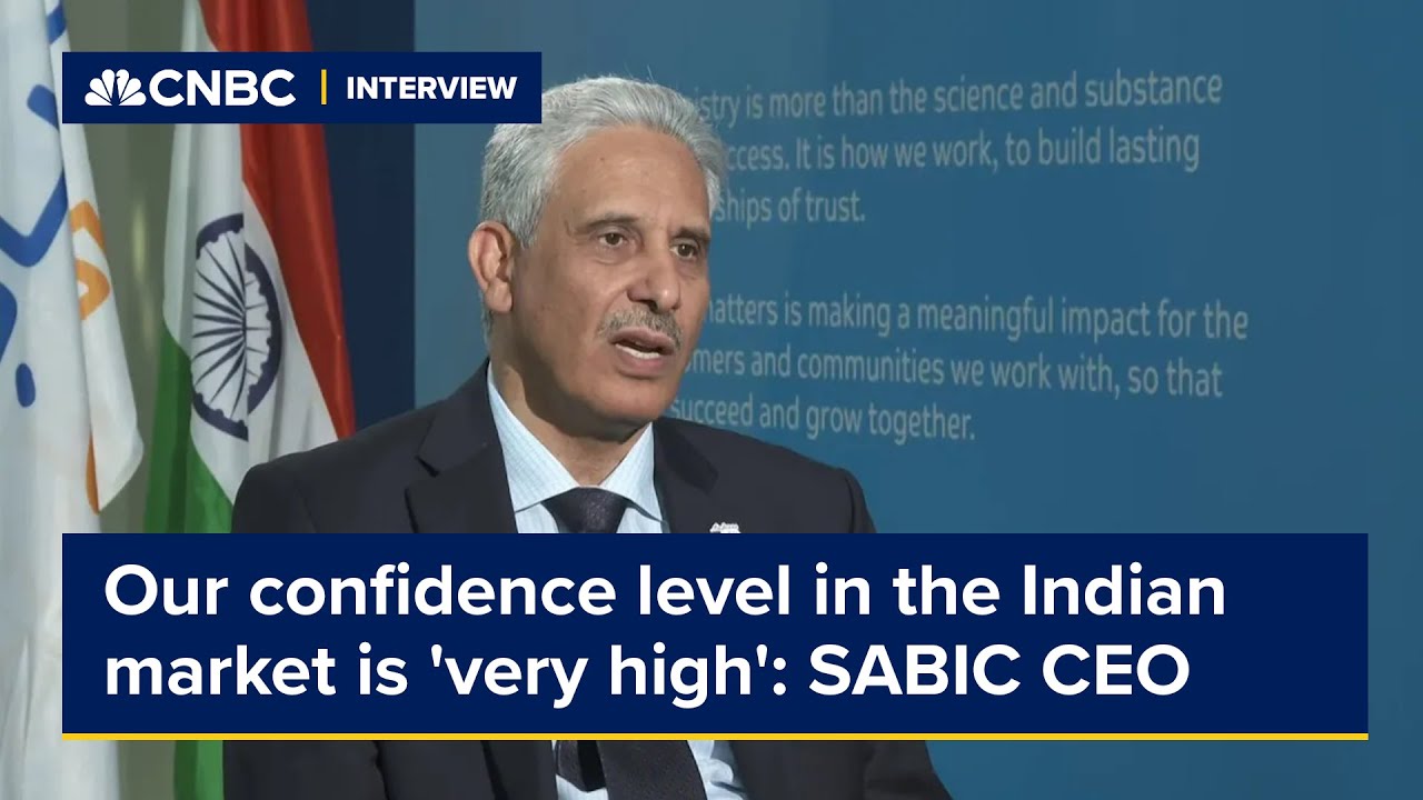 Our confidence level in the Indian market is 'very high': SABIC CEO