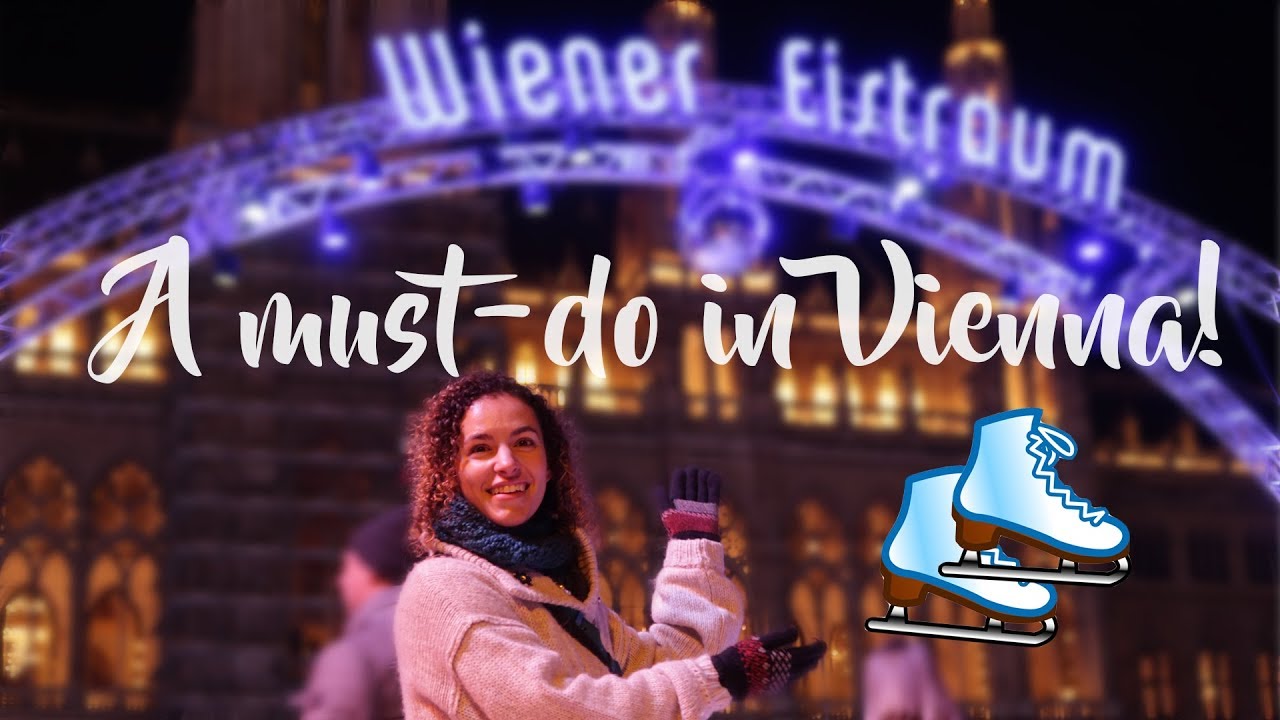 Ice Skating at Vienna's HUGE Eistraum 