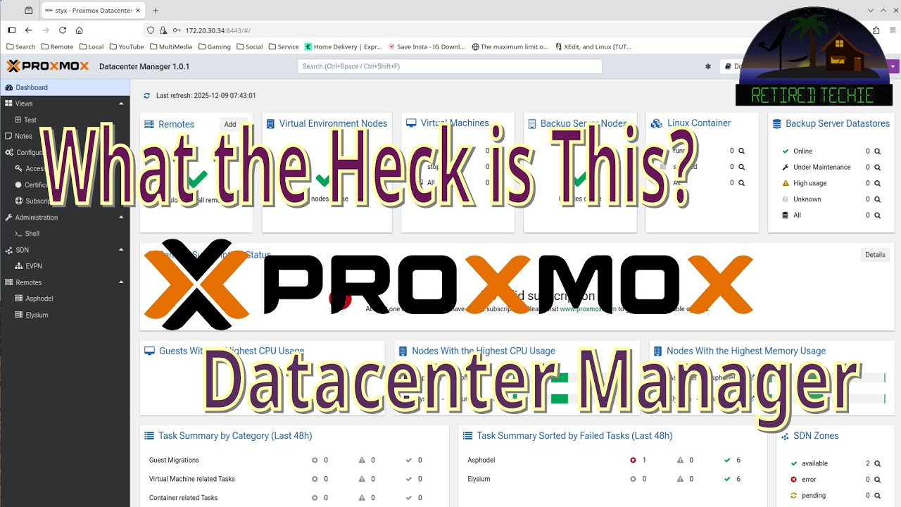 Proxmox Datacenter Manager: первый взгляд!