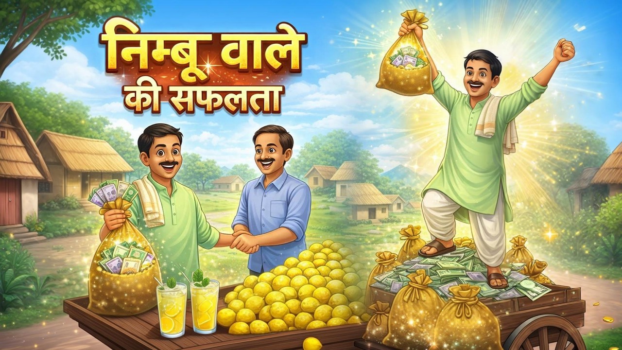 नींबू बेचने वाला बना करोड़पति रेस्टोरेंट मालिक | Hindi Moral Story| Village Story| Bed Time Stories