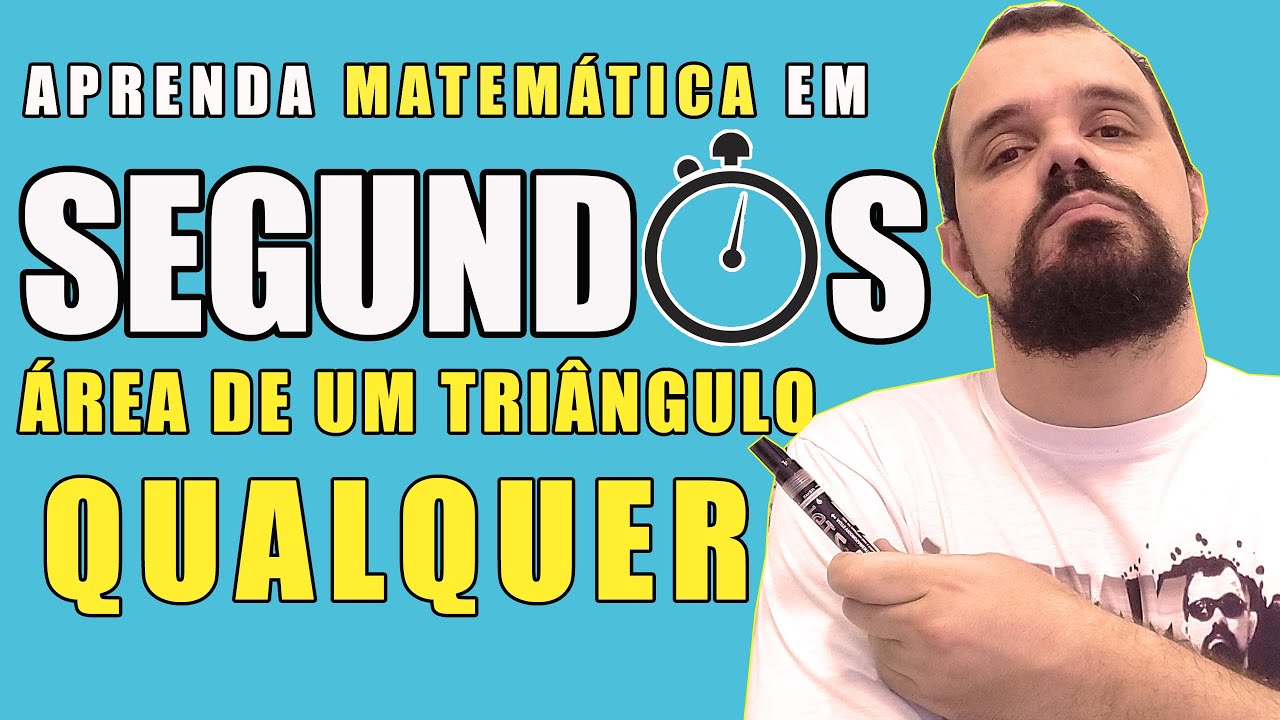 &diams;️ &Aacute;REA DE UM TRI&Acirc;NGULO QUALQUER &diams;️ tri&acirc;ngulo  🕐 passo a passo ✔️