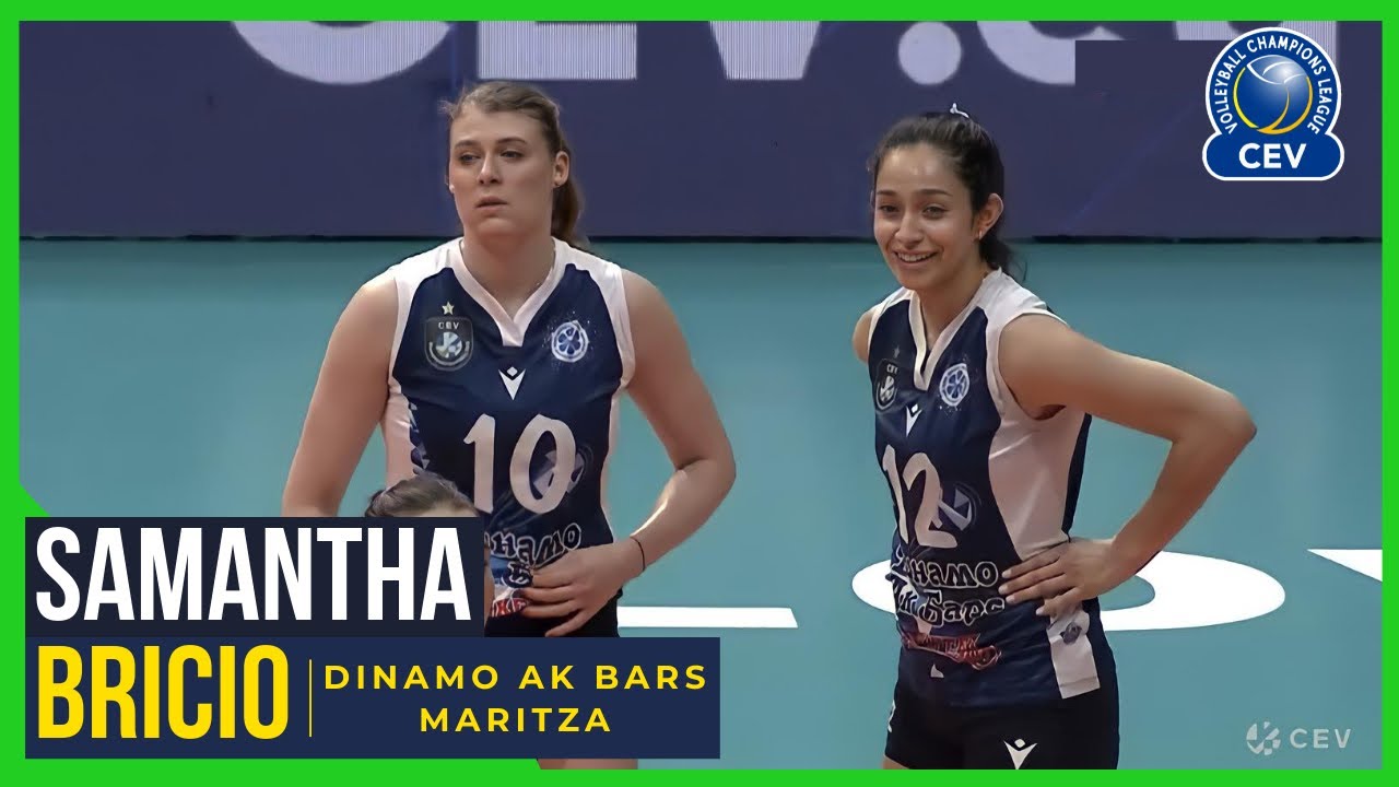Samantha Bricio | VC Maritza 0:3 Dinamo Ak-Bars | CEV Champions League 2022 | Round 4
