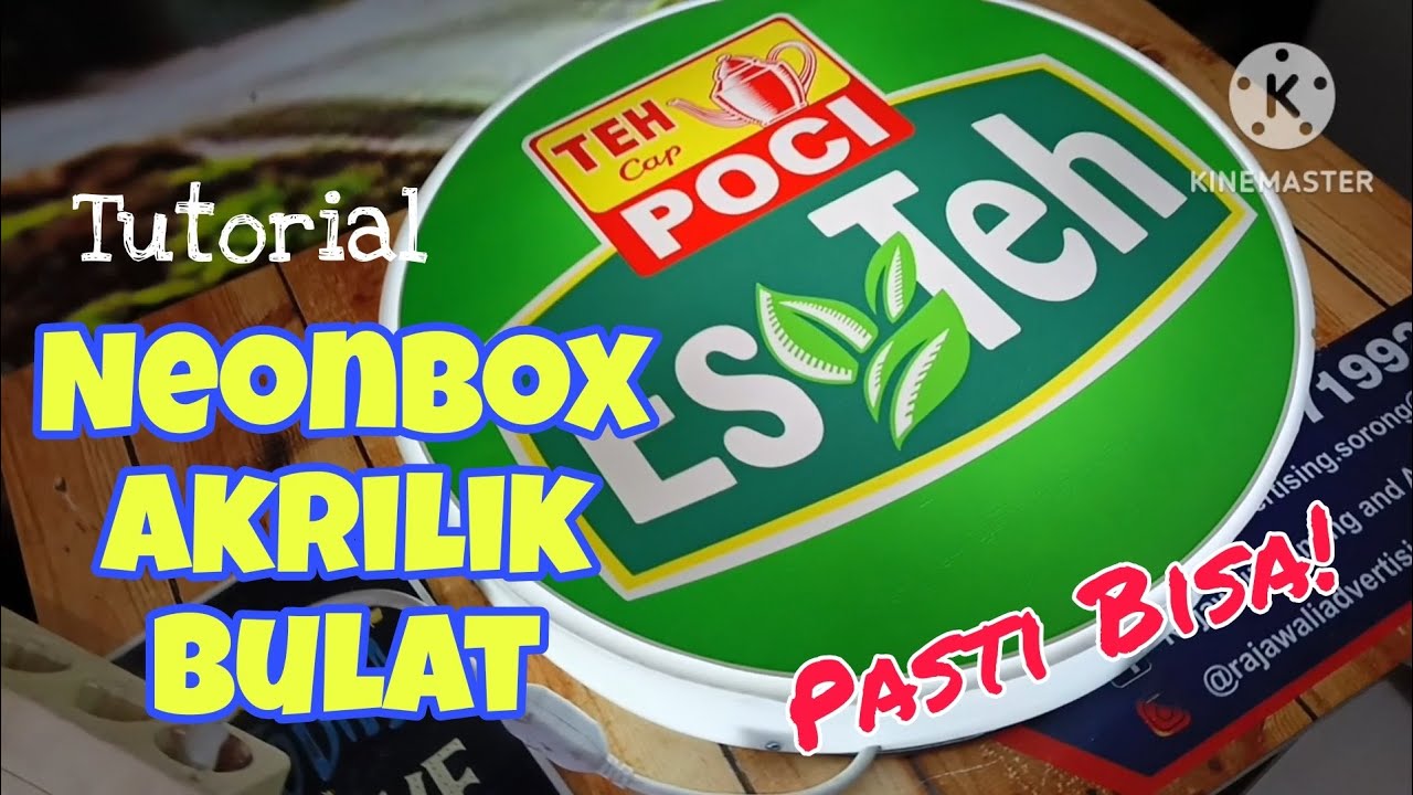 Bikin Neonbox Bulat Mudah dan Alat Sederhana...