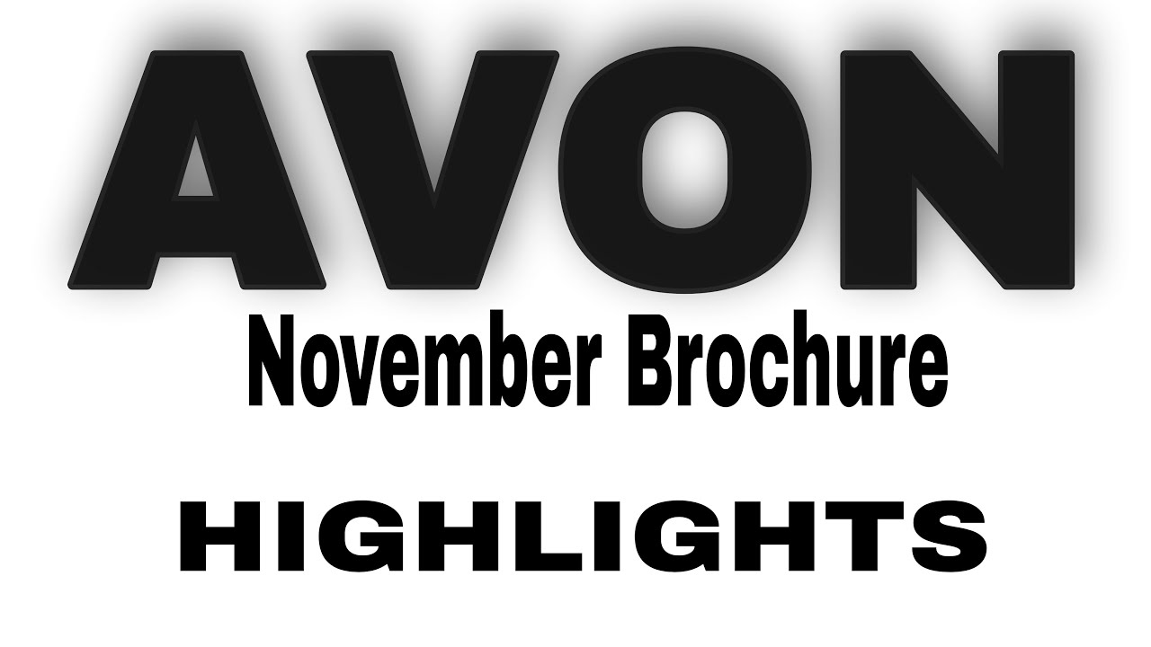 AVON NOVEMBER BROCHURE- HIGHLIGHTS