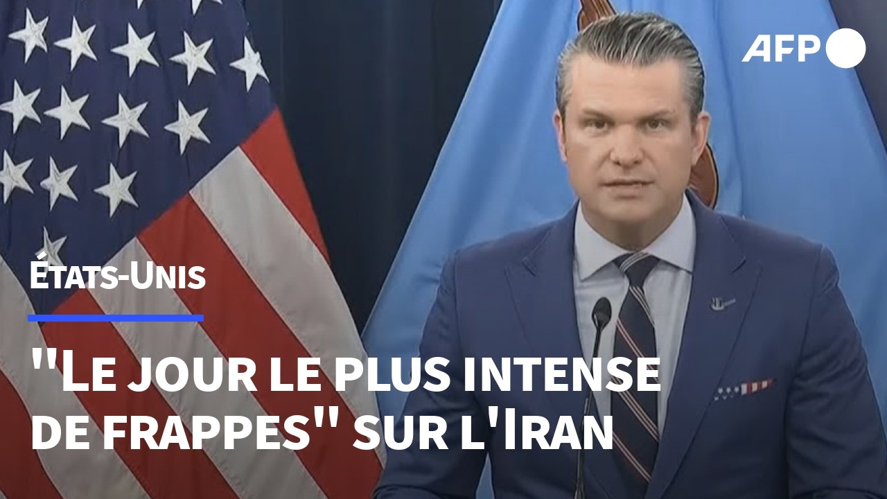 Washington intensifie encore ses frappes sur l'Iran | AFP