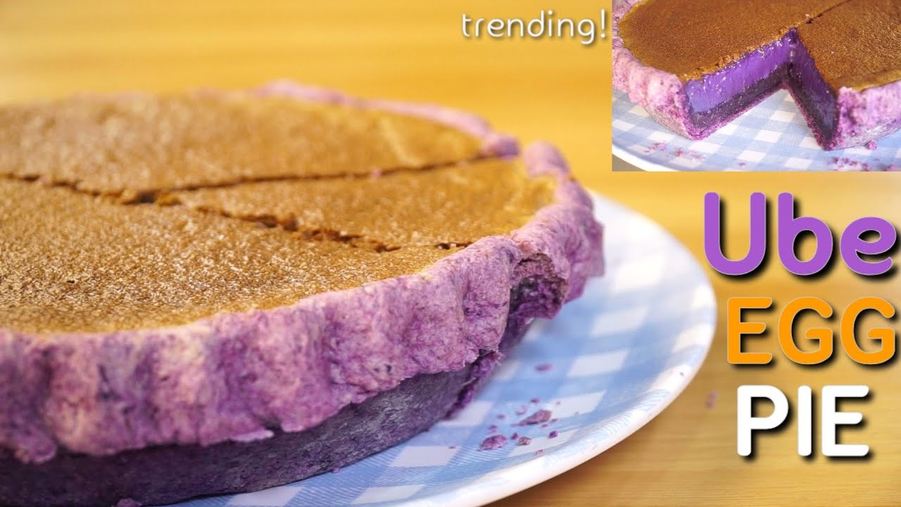 UBE EGG PIE RECIPE/ SILKY EGG PIE FILLING/ WITH COSTING