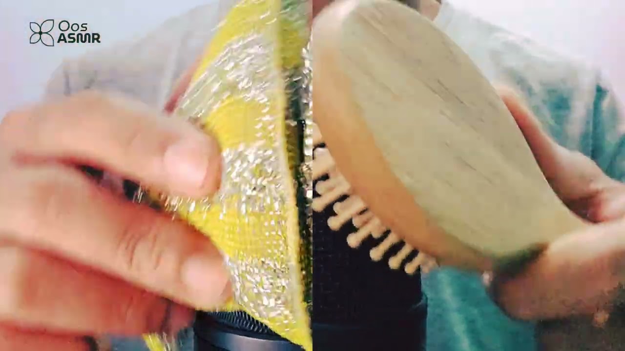 ASMR MICROPHONE SCRATCHING COMBINATION