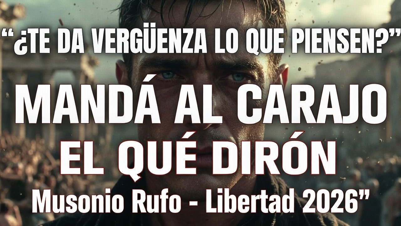 Deja de Vivir para los Demás: Musonio Rufo y la Libertad de No Importarte una Mierda lo que Piensen.