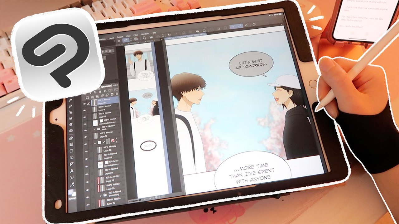 Как создать вебтун с помощью CLIP STUDIO PAINT (для новичков), советы по созданию вебтунов, рисов...