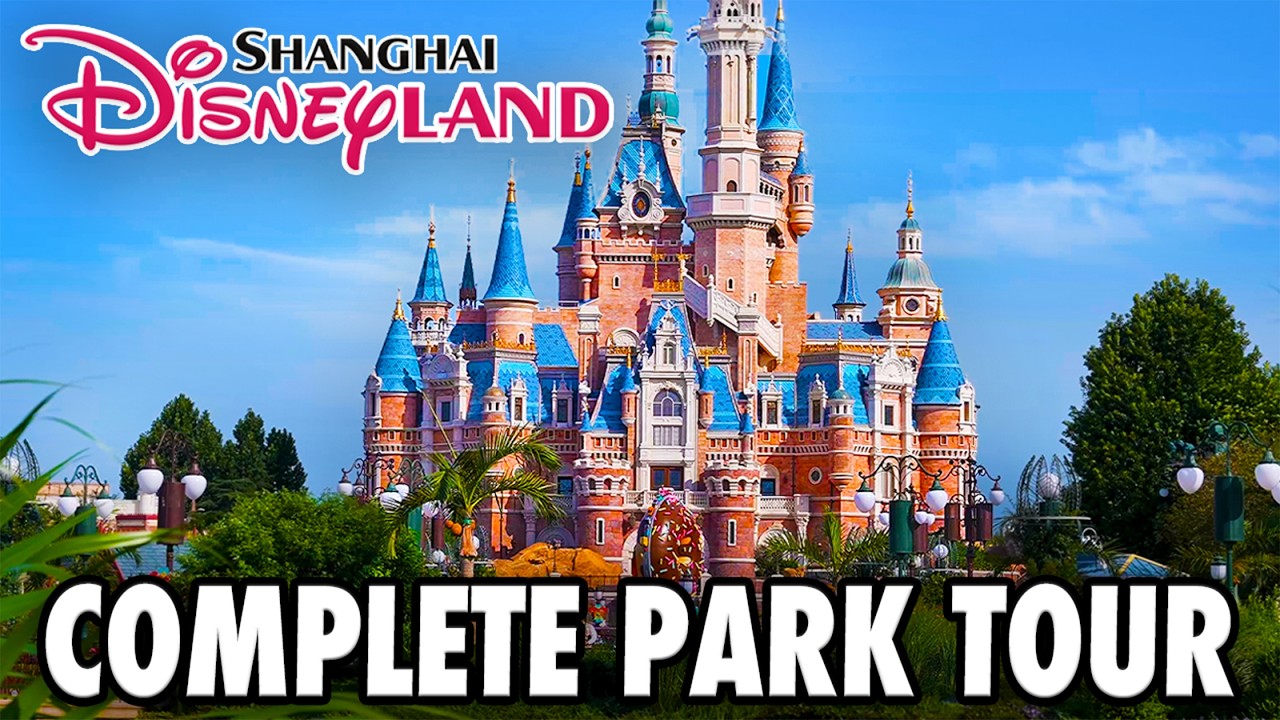 Shanghai Disneyland - Complete Walkthrough with Ride POVs [4K]