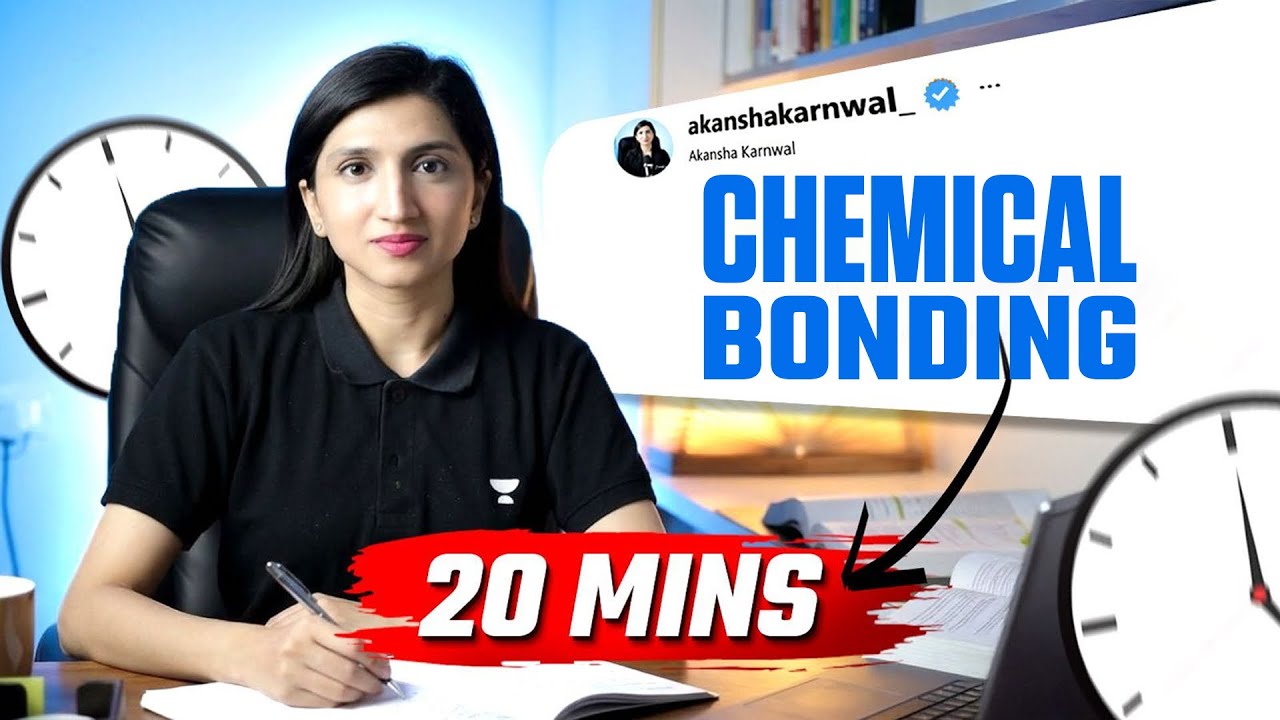Chemical Bonding in One Shot in 20 mins #neet2026 #akanshakarnwal 