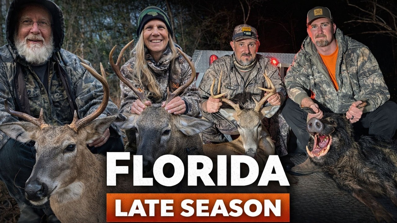FLORIDA DEER HUNTING | Nonstop Action - Late Season Bucks, Hogs, Does and more!