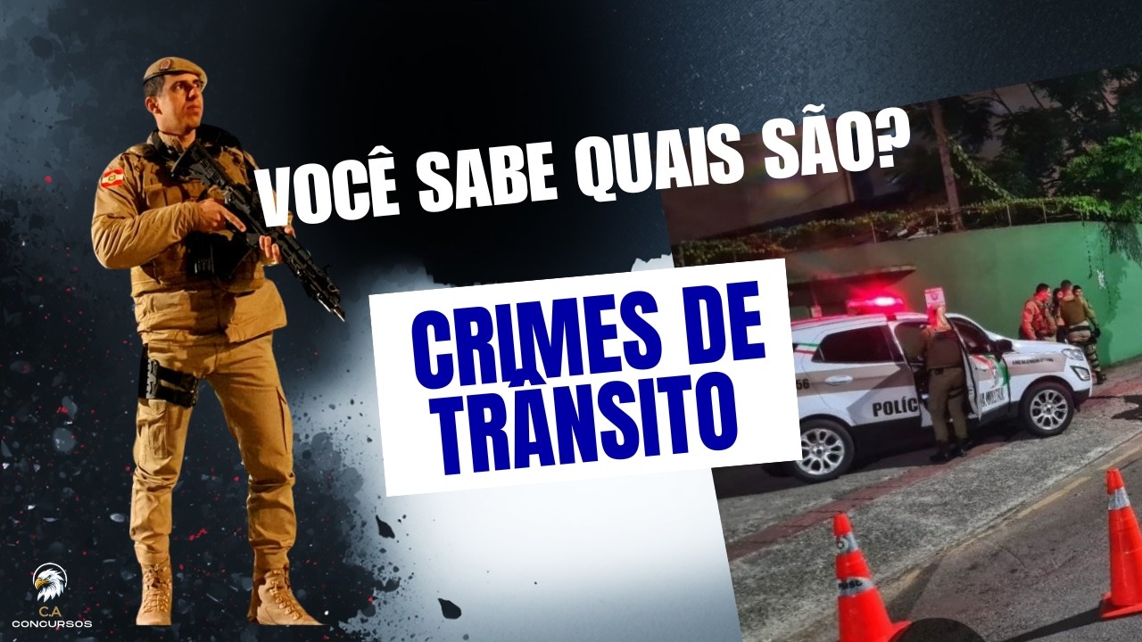 PMSC 2025 | Crimes de trânsito focado no cargo de Soldado Temporário | CA Concursos | Gustavo Gomes