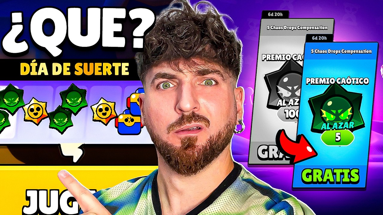 NUEVO DIA DE SUERTE | SE ACUMULAN LOS BOTONES? DROPS GRATIS !!! 3 MEGAMISIONES? Y MAS en BRAWL STARS