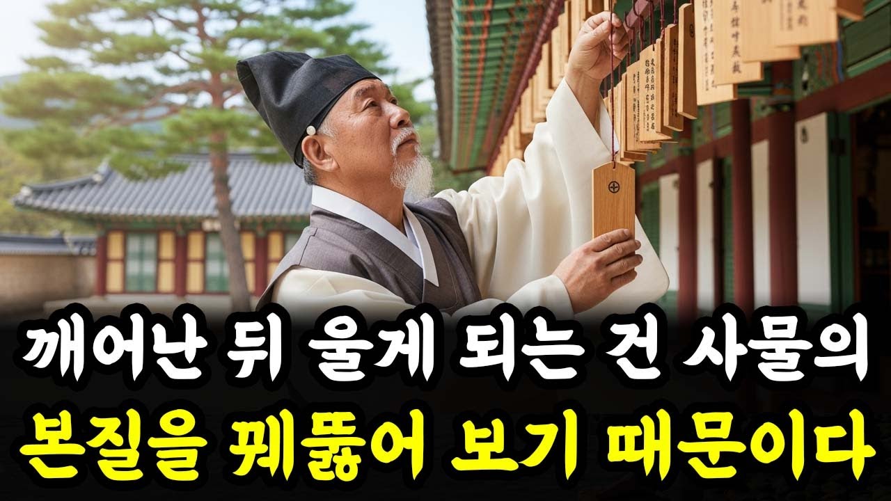 깨어나는 순간, 사람은 자주 눈물을 흘린다—사물의 본질을 꿰뚫어 보게 되기 때문이다 | 인생 철학 | 고인의 가르침