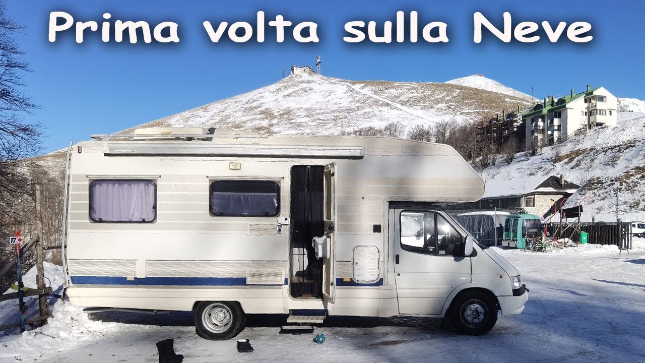Prima volta sulla neve con il Camper a Terminillo