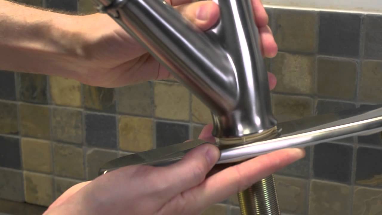 Installing a Pfister 1-Handle Pull-Out Kitchen Faucet - Bixby Collection