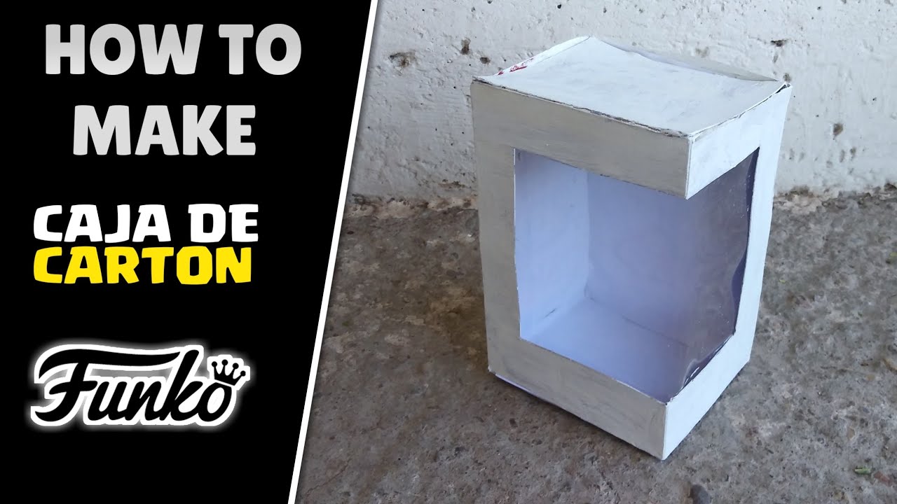 COMO HACER UNA CAJA DE FUNKO POP-how to make a funko pop box-DAYZAK