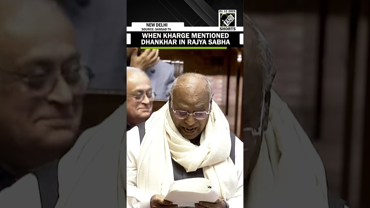&ldquo;Completely unexpected, sudden exit&hellip;&rdquo; Mallikarjun Kharge mentions Jagdeep Dhankhar in Rajya Sabha