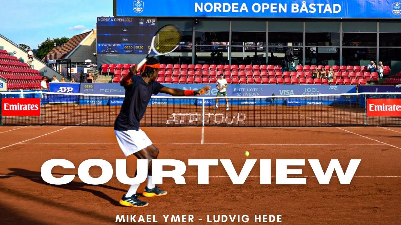 Mikael Ymer & Ludvig Hede Court Level Practice - Båstad 2025 (4K)