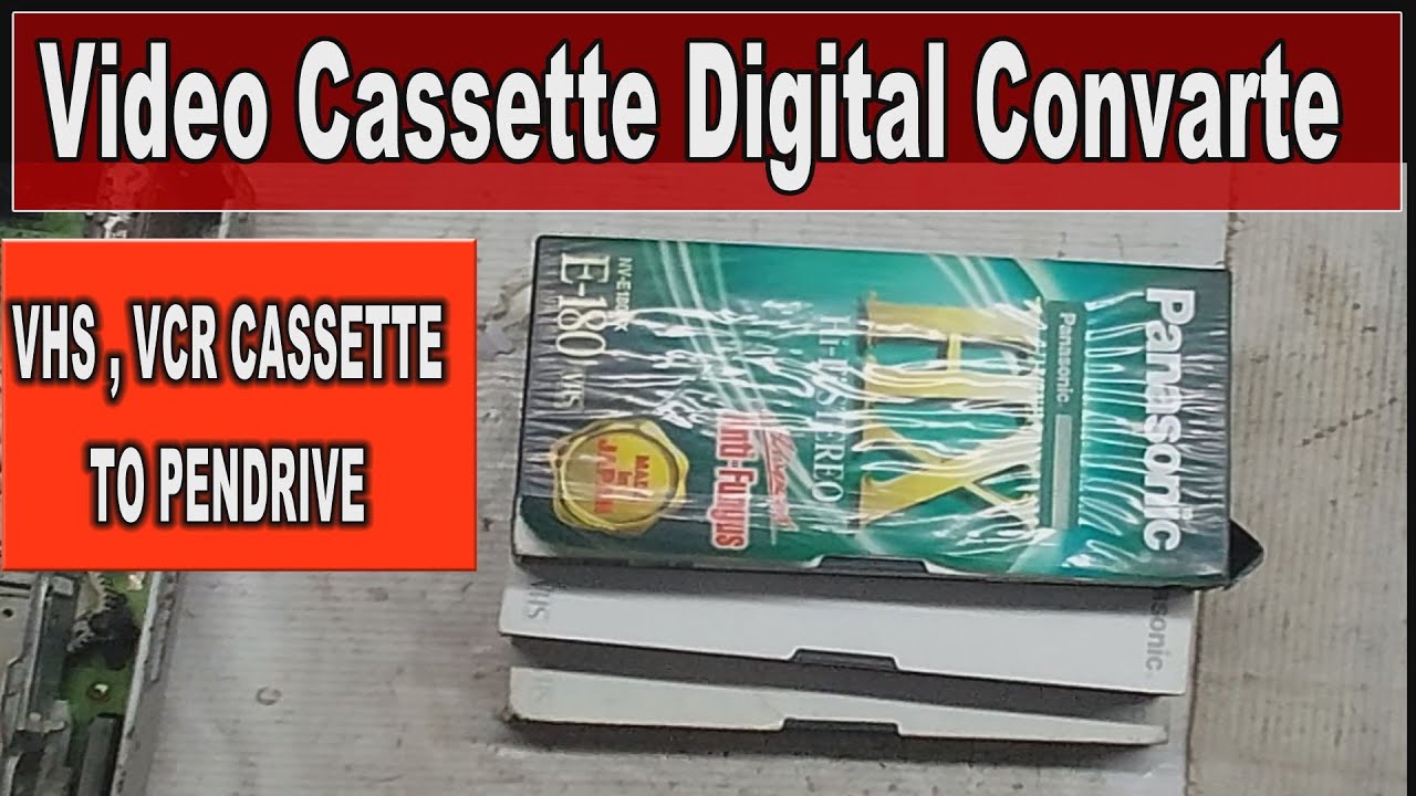 #vcr,vhs cassette to digital convarte