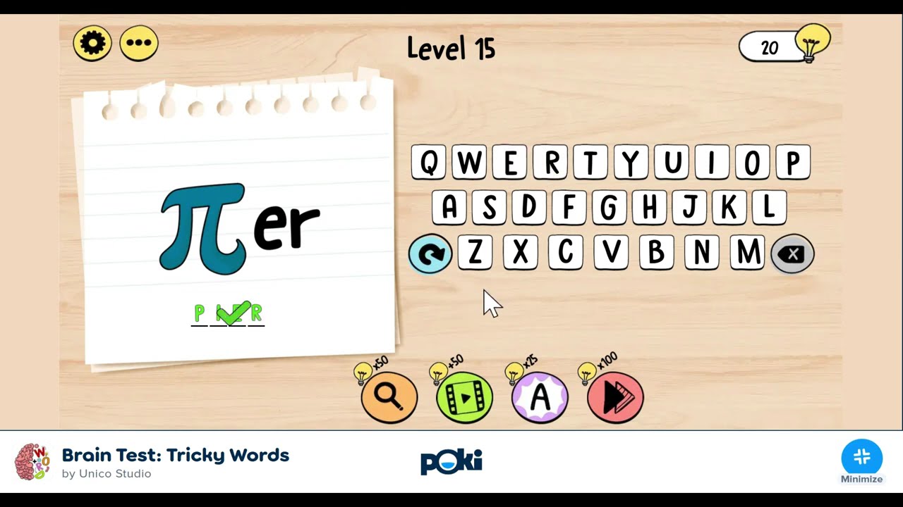 Brain Test  Tricky Words || Poki Games ||